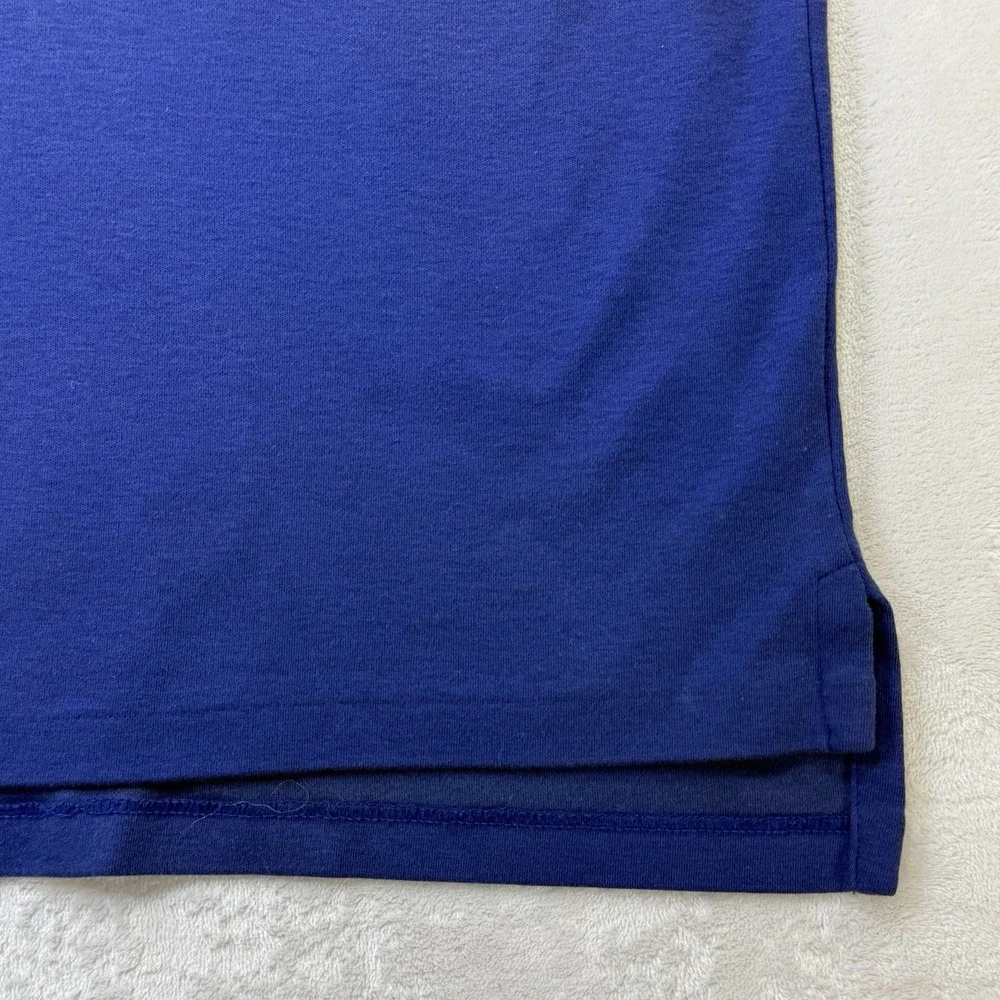 VINTAGE 70's 80's Ralph Lauren Polo Shirt Mens Medium Short Sleeve Blue Pony‎